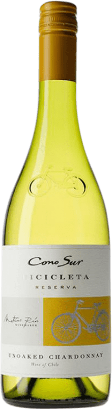 Envio grátis | Vinho branco Cono Sur Jovem Chile Chardonnay 75 cl