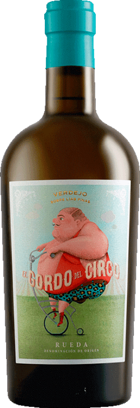 21,95 € Бесплатная доставка | Белое вино El Gordo del Circo Молодой D.O. Rueda