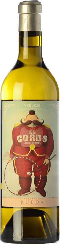 13,95 € Free Shipping | White wine El Gordo del Circo Joven D.O. Rueda Castilla y León Spain Verdejo Bottle 75 cl