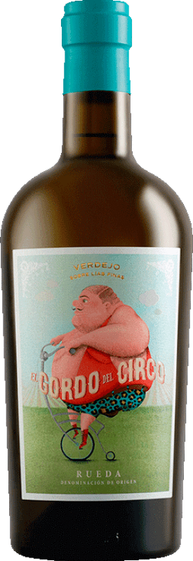 19,95 € Бесплатная доставка | Белое вино El Gordo del Circo молодое D.O. Rueda