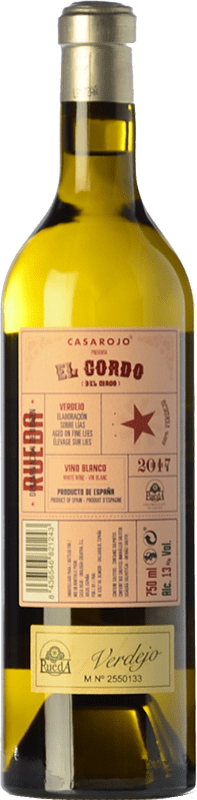 13,95 € Free Shipping | White wine El Gordo del Circo Joven D.O. Rueda Castilla y León Spain Verdejo Bottle 75 cl
