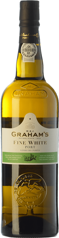 17,95 € Spedizione Gratuita | Vino fortificato Graham's Blanco I.G. Porto
