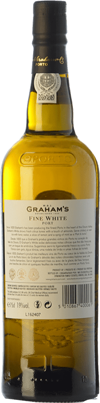 10,95 € | Fortified wine Graham's Blanco I.G. Porto Porto Portugal Malvasía, Códega, Rabigato, Viosinho Bottle 75 cl