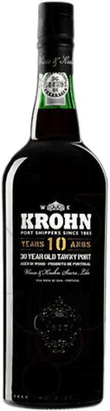 Spedizione Gratuita | Vino Liquoroso Krohn I.G. Porto porto Portogallo Tempranillo, Touriga Franca, Touriga Nacional, Tinta Amarela, Tinta Cão, Tinta Barroca 10 Anni 75 cl