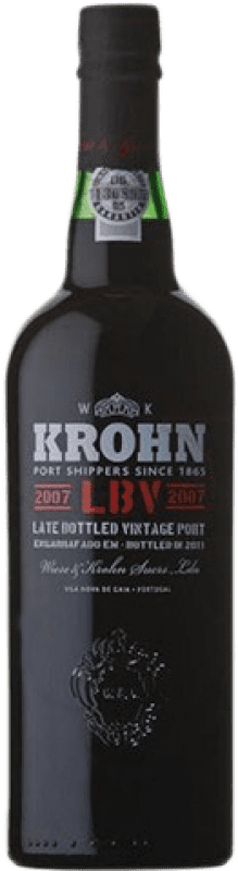 Free Shipping | Fortified Wine Krohn LBV Late Bottled Vintage I.G. Porto Porto Portugal Tempranillo, Touriga Franca, Touriga Nacional, Tinta Amarela, Tinta Cão, Tinta Barroca 75 cl