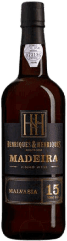 Free Shipping | Fortified wine Madeira H&H I.G. Madeira Portugal Malvasía 15 Years 75 cl