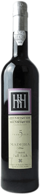 Free Shipping | Fortified wine Madeira H&H Full Rich I.G. Madeira Portugal Malvasía 5 Years 75 cl