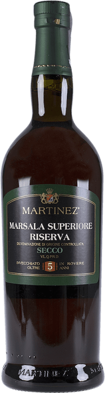 12,95 € | 酒精強化ワイン Seco — 辛口 上級 レセルバ D.O.C. Marsala イタリア Catarratto — カタラット, Grillo — グリッロ 75 cl