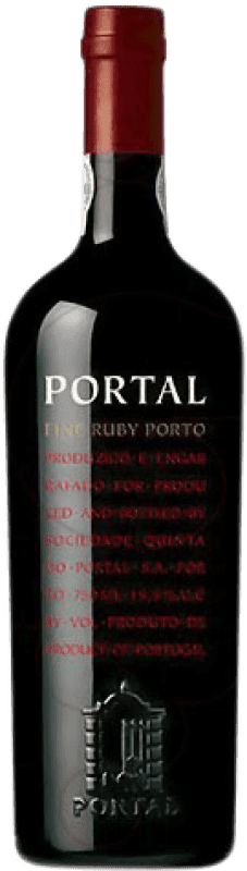 Free Shipping | Fortified wine Quinta do Portal Fine Ruby I.G. Porto Porto Portugal Tempranillo, Touriga Franca, Touriga Nacional, Tinta Barroca 75 cl