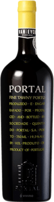 Бесплатная доставка | Крепленое вино Quinta do Portal Fine Tawny I.G. Porto порто Португалия Tempranillo, Touriga Franca, Touriga Nacional, Tinta Barroca 75 cl