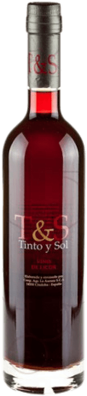21,95 € Envío gratis | Vino Generoso Fortificado Tinto y Sol Botella Medium 50 cl