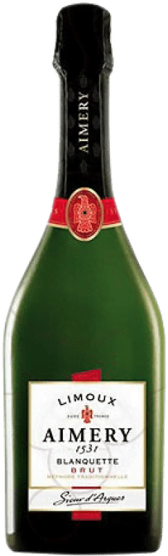 Envio grátis | Espumante branco Aimery. Blanquette Limoux Brut Reserva A.O.C. França França Mauzac 75 cl