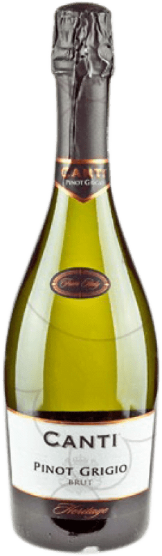 送料無料 | 白のスパークリングワイン Canti Brut — ブリュット 若い D.O.C. Italy イタリア Pinot Gris — ピノ・グリ 75 cl