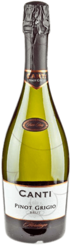 Envío gratis | Espumoso blanco Canti Brut Joven D.O.C. Italia Italia Pinot Gris 75 cl