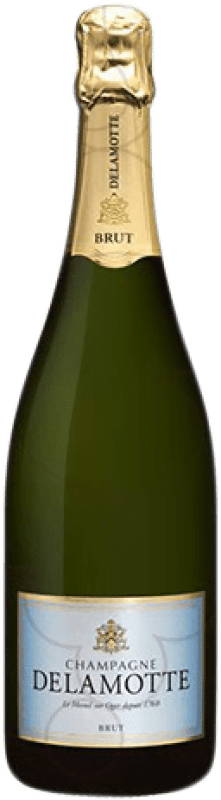 Free Shipping | White sparkling Delamotte Brut Grand Reserve A.O.C. Champagne France Pinot Black, Chardonnay, Pinot Meunier 75 cl