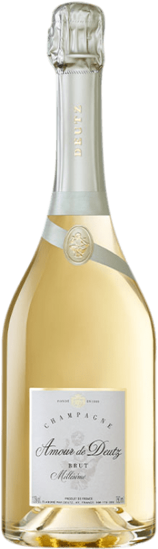 Envoi gratuit | Vin Mousseux Blanc Deutz Amour Brut Grande Réserve A.O.C. Champagne France Chardonnay 75 cl