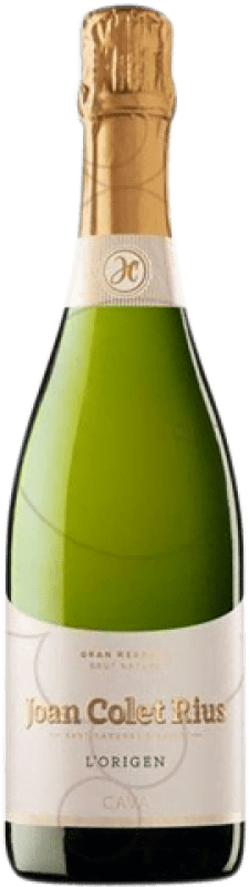 21,95 € Envío gratis | Espumoso Blanco Joan Colet Rius l'Origen Brut Nature Gran Reserva D.O. Cava