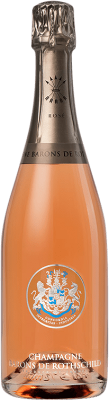 96,95 € Free Shipping | Rosé sparkling Barons de Rothschild Brut Grand Reserve A.O.C. Champagne