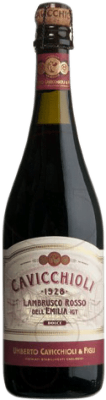 5,95 € | 赤いスパークリングワイン Cavicchioli Rosso D.O.C. Lambrusco di Sorbara イタリア Lambrusco 75 cl