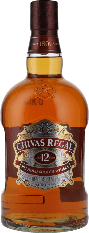 Envoi gratuit | Blended Whisky Chivas Regal Réserve Royaume-Uni 12 Ans Bouteille Medium 50 cl