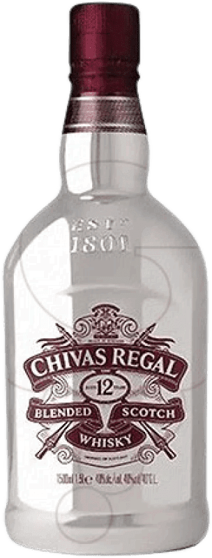 24 95 免费送货 威士忌混合chivas Regal 12 斯佩塞英国瓶子70 Cl