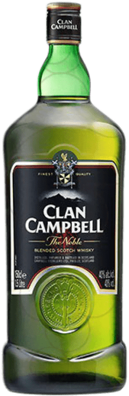 22,95 € | Whiskey Blended Clan Campbell Großbritannien Magnum-Flasche 1,5 L