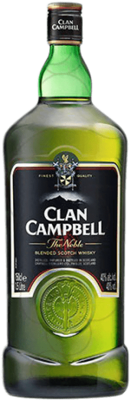 31,95 € 免费送货 | 威士忌混合 Clan Campbell 瓶子 Magnum 1,5 L