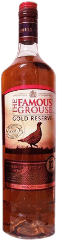 Envio grátis | Whisky Blended Glenturret Famous Grouse Gold — Edição Ouro Reserva Reino Unido 12 Anos 1 L