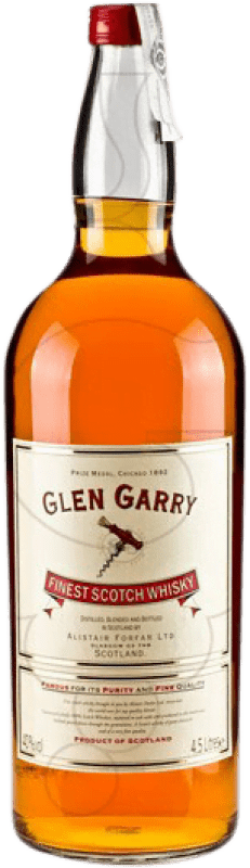 Envio grátis | Whisky Blended Glen Garry Reino Unido Garrafa Magnum 1,5 L