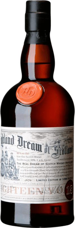 Free Shipping | Whisky Blended Highland Park Dream Reserve United Kingdom 18 Years 70 cl