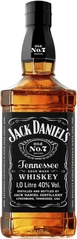 29,95 € | Whisky Bourbon Jack Daniel's Old Nº 7 Estados Unidos 1 L
