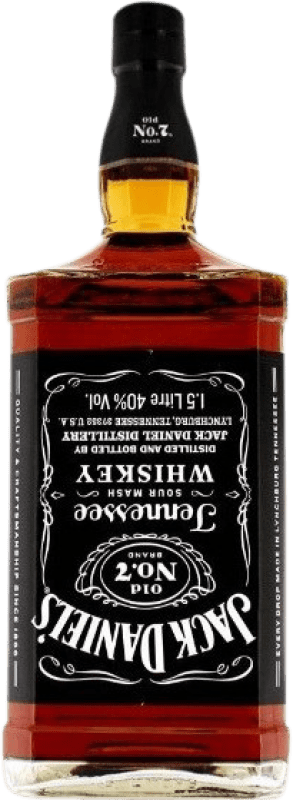49,95 € | 波本威士忌 Jack Daniel's Old No.7 美国 特别的瓶子 1,5 L