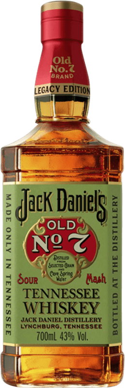 免费送货 | 波本威士忌 Jack Daniel's Old No.7 Legacy Edition 预订 美国 70 cl