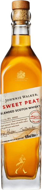 37,95 € Free Shipping | Blended Whisky Johnnie Walker Peated Reserve — Aged Medium Bottle 50 cl Sweet