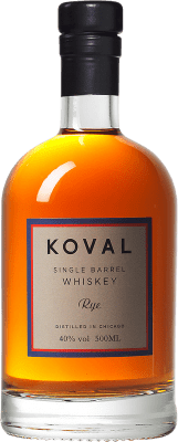 39,95 € | Blended Whisky Koval Rye Réserve Chicago États Unis Bouteille Medium 50 cl