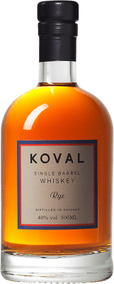 Spedizione Gratuita | Whisky Blended Koval Rye Riserva Chicago stati Uniti Bottiglia Medium 50 cl