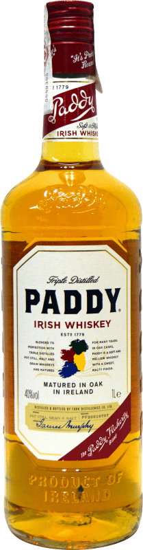 21,95 € | Blended Whisky Paddy Irish Whiskey Irlande 1 L