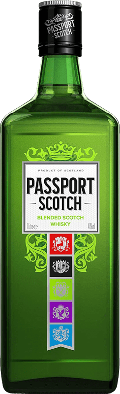 Free Shipping | Whisky Blended Passport Scoth United Kingdom 1 L