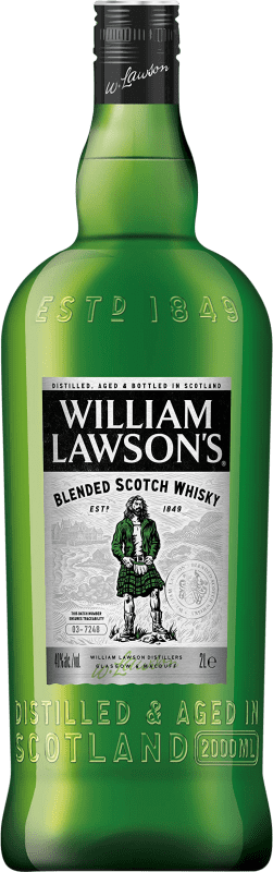 35,95 € | Whiskey Blended William Lawson's Großbritannien Spezielle Flasche 2 L
