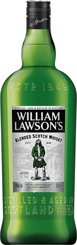 Spedizione Gratuita | Whisky Blended William Lawson's Regno Unito Bottiglia Speciale 2 L