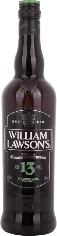 Envio grátis | Whisky Blended William Lawson's Reserva Reino Unido 13 Anos 70 cl