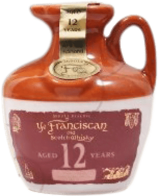 Envio grátis | Whisky Blended Ye Franciscan Reserva Reino Unido 12 Anos Garrafinha Miniatura 5 cl