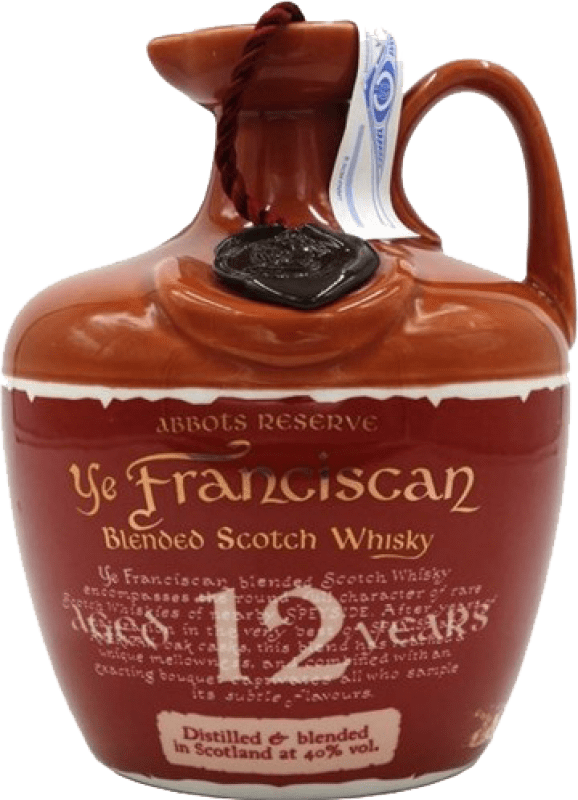 Envio grátis | Whisky Blended Ye Franciscan Caneco Reserva Reino Unido 12 Anos 70 cl