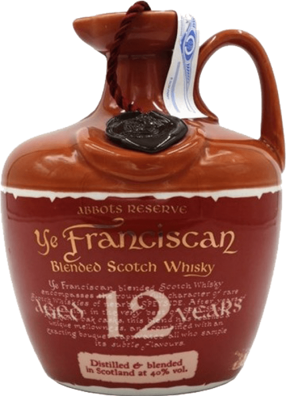 29,95 € Spedizione Gratuita | Whisky Blended Ye Franciscan Jarra Caneca — Boccale Brocca Riserva 12 Anni