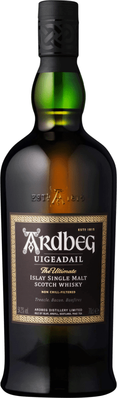 Envoi gratuit | Whisky Single Malt Ardbeg Uigeadail Islay Royaume-Uni 70 cl