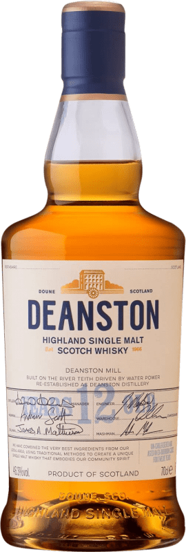Kostenloser Versand | Single Malt Whisky Deanston Schottland Großbritannien 12 Jahre 70 cl