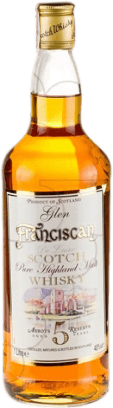 Kostenloser Versand | Single Malt Whisky Glen Franciscan Großbritannien 5 Jahre 1 L