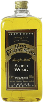 Whisky Single Malt Glen Franciscan 5 Years Hip Flask Bottle 1 L
