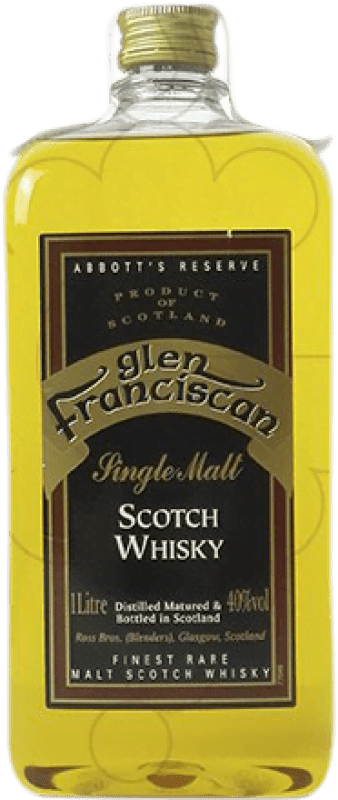 Spedizione Gratuita | Whisky Single Malt Glen Franciscan Regno Unito 5 Anni Fiaschetta 1 L