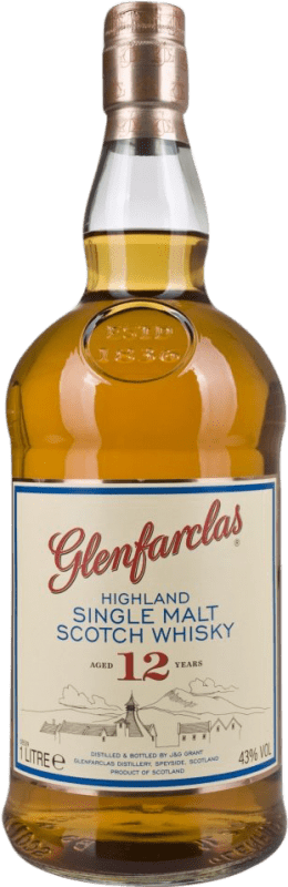 54,95 € | Whisky Single Malt Glenfarclas Royaume-Uni 12 Ans 1 L